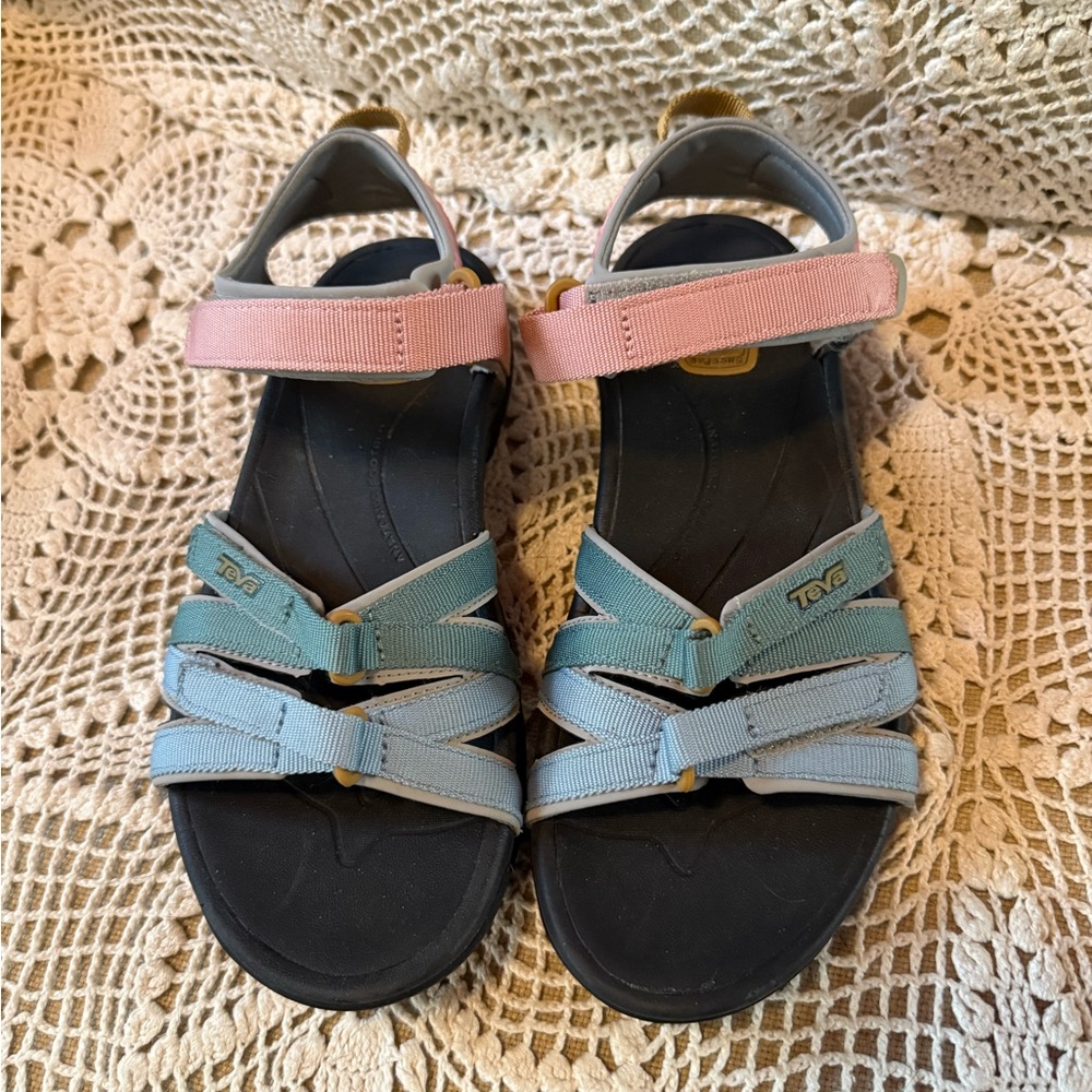 New Teva Pink and Blue Sandal